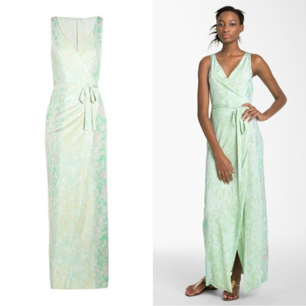 Diane Von Furstenberg Serpent Yazhi Wrap Dress